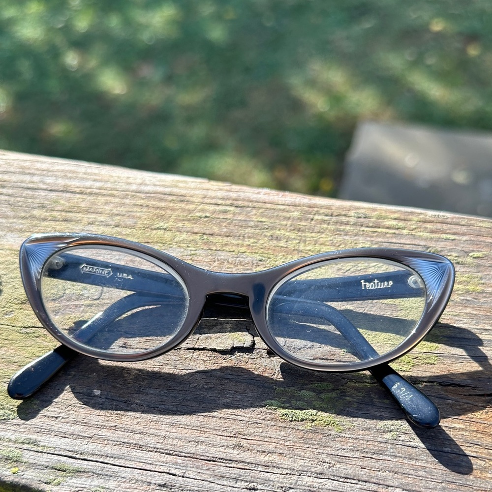 Vintage Cat-Eye Prescription Glasses 1920’s Art Deco - Picture 6 of 8